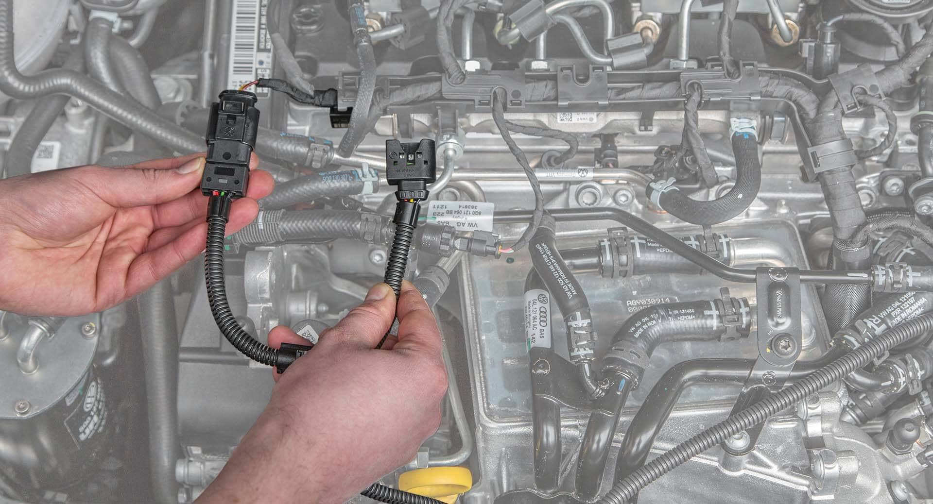 Verbinden des Kabelbaums