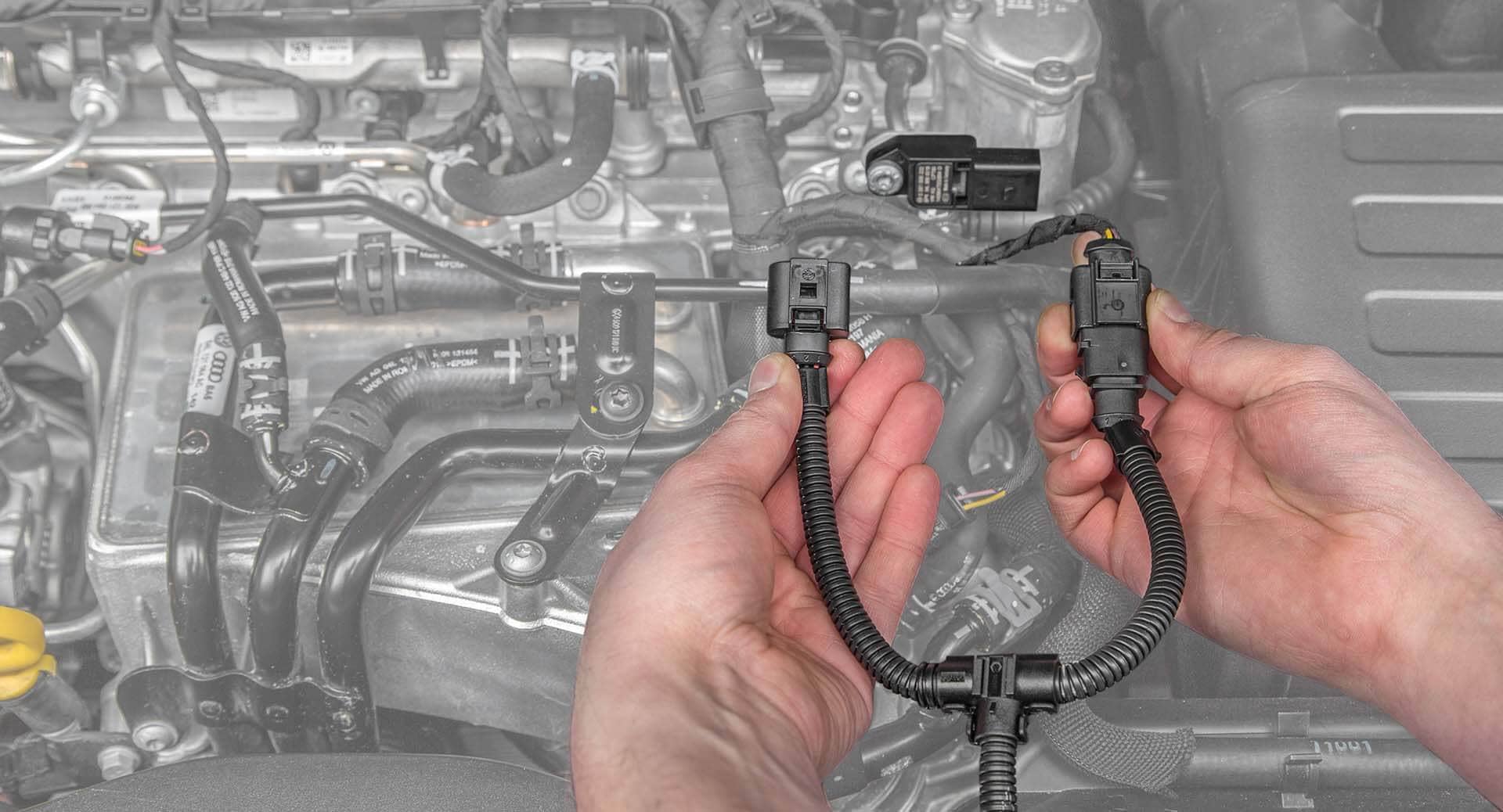 Verbinden des Kabelbaums